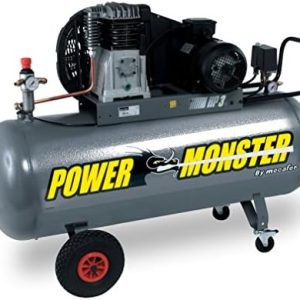 compresseur power monster 425280 200l 3hp mono performances exceptionnelles pour vos travaux de bricolage et de pneumatique