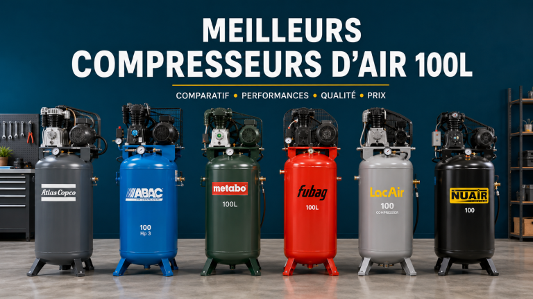 Meilleurs Compresseurs d’Air 100L 2026 : Guide d’Achat et Comparatif Détaillé Meilleurs Compresseurs d’Air 100L 2026 : Guide d’Achat et Comparatif Détaillé